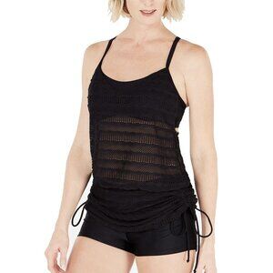 26 NWT GO by Gossip Tankini Tops Black Size L | MSRP $1820 | Swimwear Lot